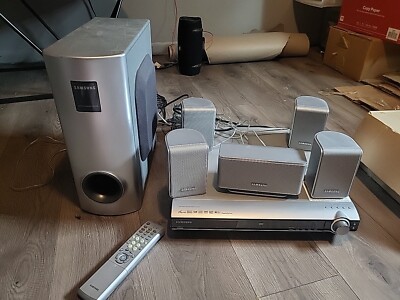 Samsung 600W 5 Dsk DVD Home Theater System, HT-DS610  W Remote, 6 Speakers & Sub