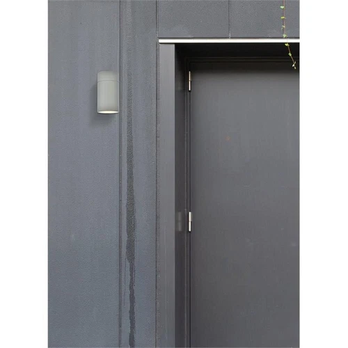 Living District Raine 1-Light Modern Aluminum Outdoor Wall Light - Silver - Picture 2 of 6