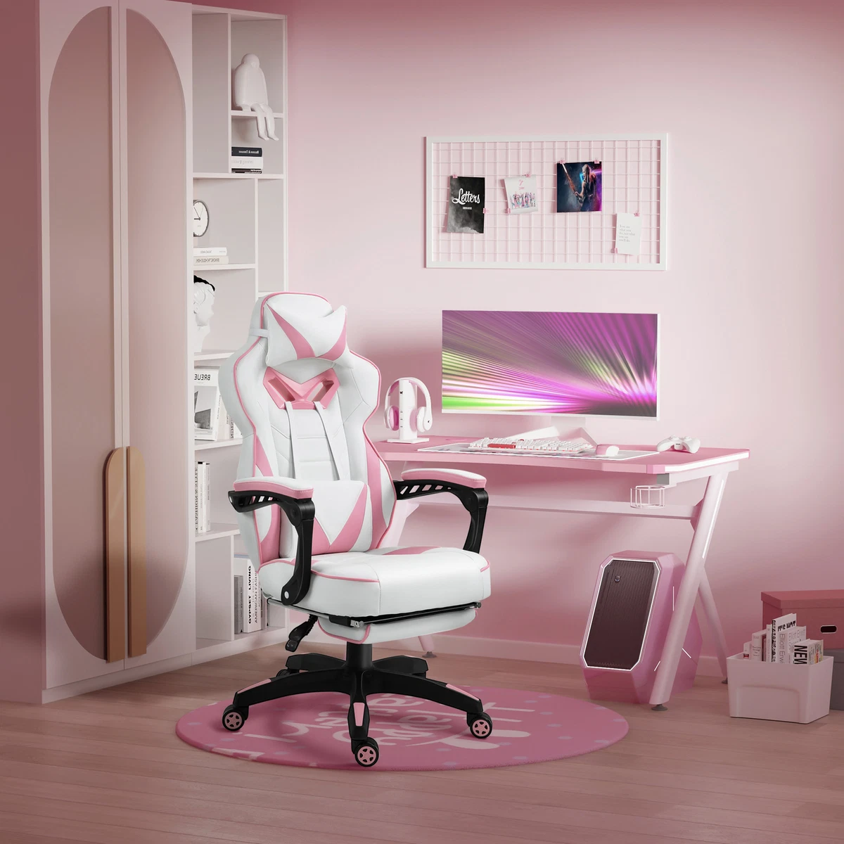 Used pink 2024 gaming chair