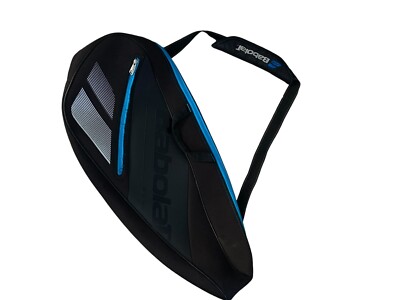 Babolat Team Expandable Multi Racket Racquet Tennis Bag Black Blue EUC