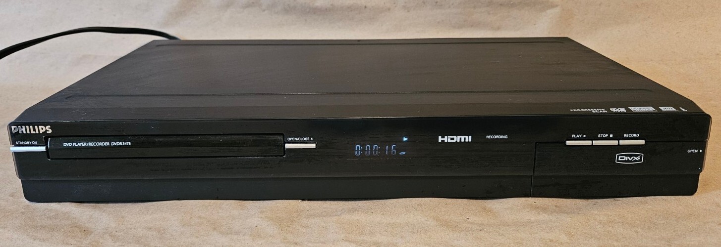 Philips DVDR3475 HDMI DVD Recorder Player DVD+RW Record TV To DVD Tested eBay