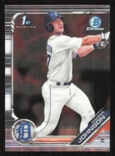 2019 Bowman Chrome COOPER JOHNSON 1st Year card DETROIT TIGERS Baseball #200