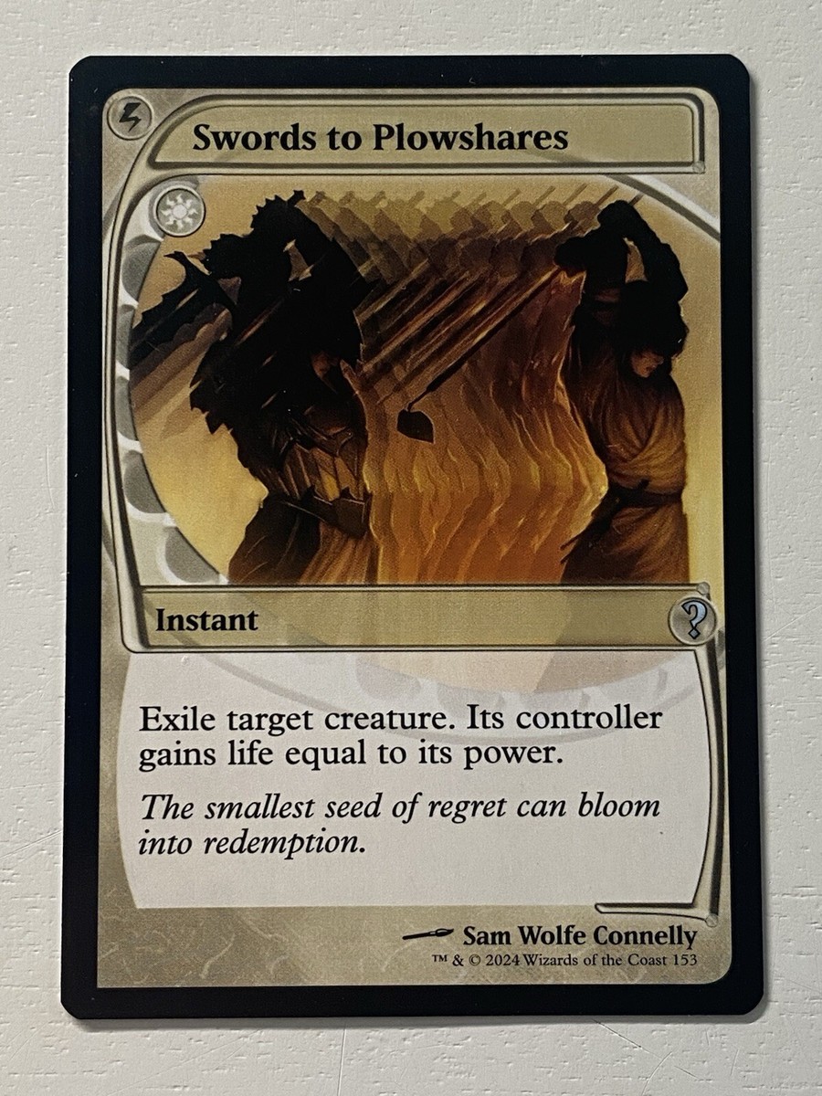 Swords To Plowshares *Non-Foil FUTURE SIGHT* Mystery Booster