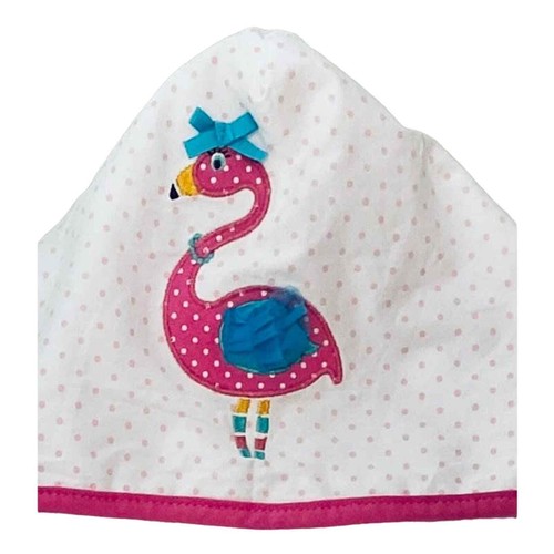 Kapuzen Flamingo Handtuch für Kinder 100 % Baumwolle für Strand Bad Pool 28x52 Zoll neu mit Etikett - Bild 6 von 13
