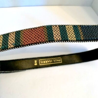 Vintage Multicolor Belt S M Designer Paul Harris | eBay display picture 1