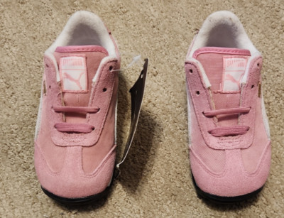 Puma Easy Riden CN Junior Grade School Shoe Sachet Pink / White 341531-03