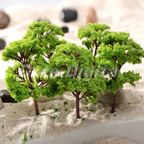 10pcs Banyan Trees Model Train Garden Park Wargame Scenery Layout Diorama 12cm - Picture 2 of 8
