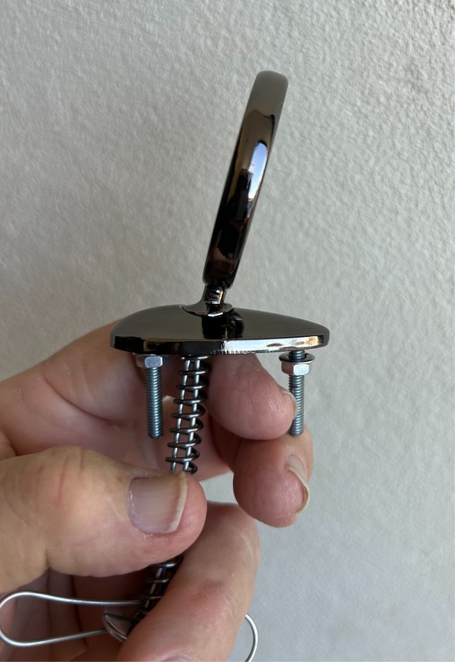 GUNSIGHT Black Chrome 2" CAR HOOD ORNAMENT EMBLEM fit most car trucks