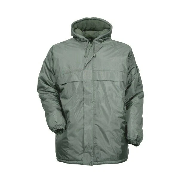 Army Green Windbreaker Parka Size XL Waterproof Fleece