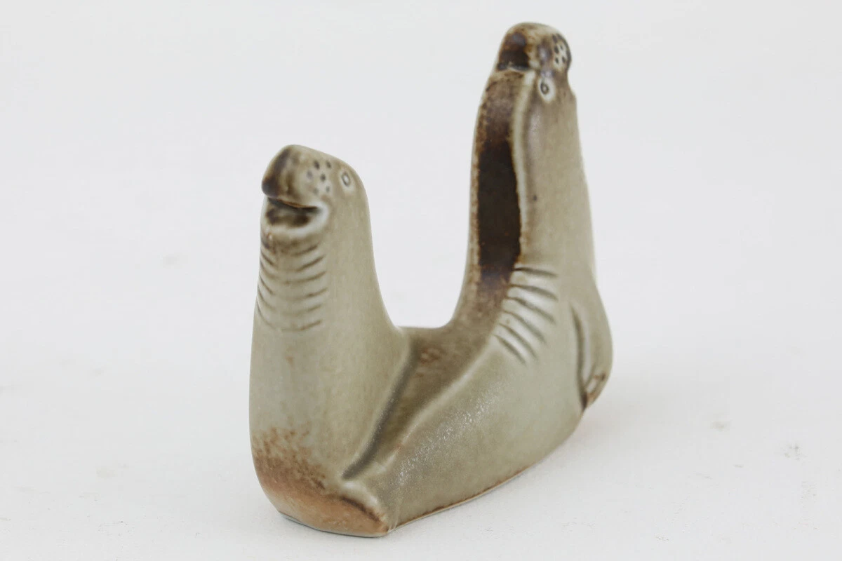 Gustavsberg Lisa Larson NOAKS ARK Series Sjolejon Walrus 1979-1983 Vintage