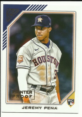JEREMY PENA 2022 Topps Gallery Printer Proofs rookie RC #2 $6 Houston Astros