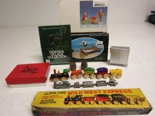 Assortment of Model Train Layout Items-Used 452-24 