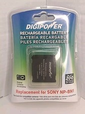 Digipower Rechargeable Battery Replacement Sony NP-BN1 Digital Camera Li-ion G7