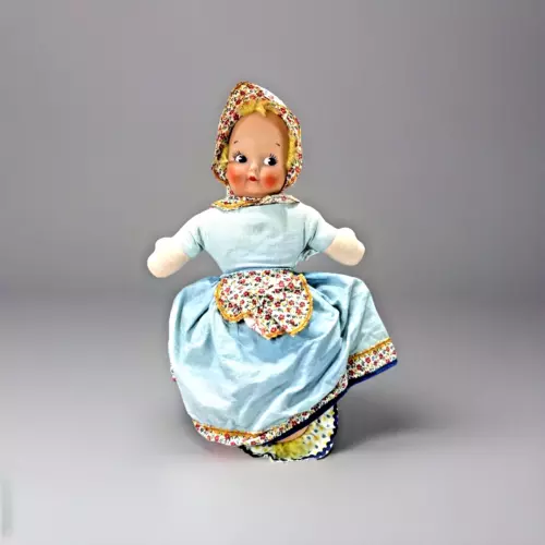 Vintage Knickerbocker Topsy Turvy Baby Doll Happy Sad Awake Asleep 12 Inches