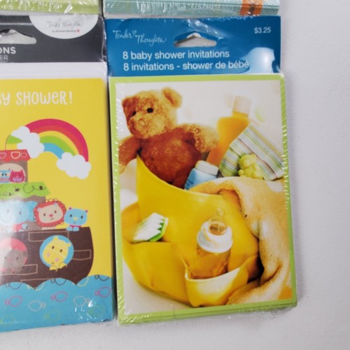 Assorted Baby Shower Invitations | 32 Invitations and Envelopes - Picture 4 of 6