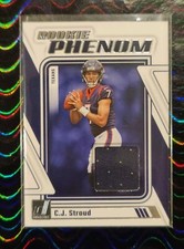 CJ Stroud 2023 Panini Donruss Rookie Phenoms Patch, Pack Fresh RC 💎MINT, TEXANS