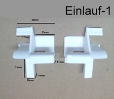 Mini Einlauftrichter für Blendkappen Einlauf Außen Rolladen f FS 53x22mm H25 (1)