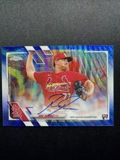 2021 Topps Chrome Blue Wave Refractor Rookie Auto RC /150 Roel Ramirez #RA-RR