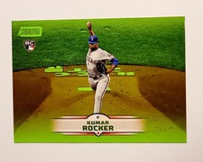 2025 Topps Stadium Club - Kumar Rocker #179 Lime Green Foil (RC)