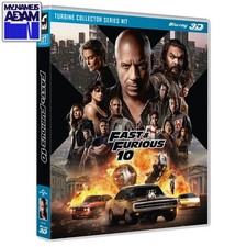 FAST X FAST FURIOUS 10 BLU-RAY 3D REGION FREE US SELLER