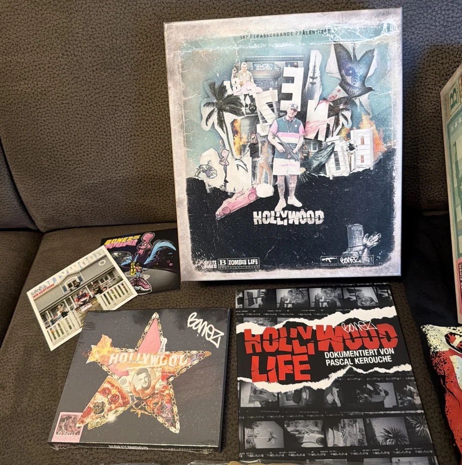 Bonez MC Hollywood Box-Set Limited Deluxe CD XL NEUWERTIG 187 Strassenbande - Bild 2 von 4