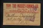 US Postal History #638(2)+692 Card 4th Class 1936 Harrisburg PA Mount Holly NJ  — photo 2