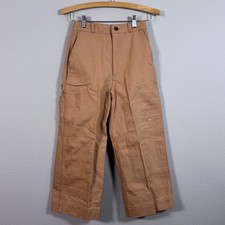 Nike Kids Ale Brown Canvas Carpenter Pants Wide Leg Utility Youth M