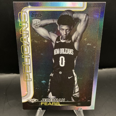 #ad 2025 Topps Black Friday Jeremiah Fears Blackout #207 RC Rookie Pelicans $2.50