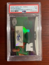 2006 Topps Triple Threads Auto-Emerald Rookie Card /50 PSA 7 Only Graded Copy!!