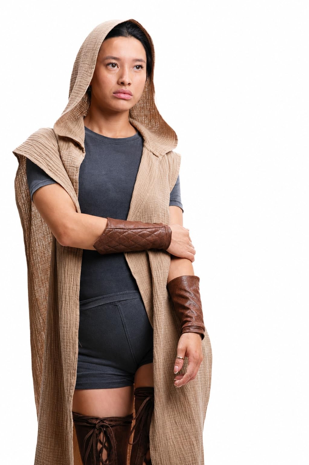 Sand Cape Cloak Desert Dune Wasteland Costume Cosplay Burning Man Festival Sh...