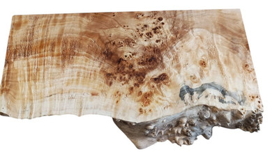 Big Poplar burl wood,Burl Board, (11.61'' x 7.48'' x 1.18''in)Knife making, TK118