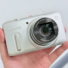 Canon PowerShot SX240 HS Digital Camera 12.1MP 20x Optical Zoom Silver Tested