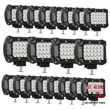 4 Inch LED pod Lights for Trucks - 72W 12000LM 12V/24V LED Work 72W-20 Pack