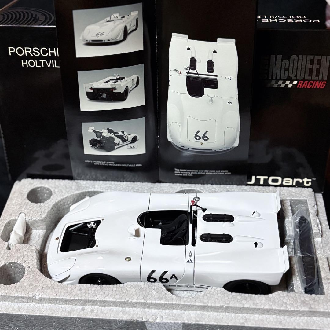 オートアート製　ポルシェ９０８／２　スティーブ•マックィーン仕様 　１／１8』 AUTOart 1/18 Porsche 908/02 Steve McQueen miniature car | eBay