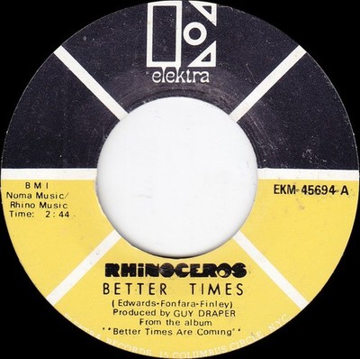 Rhinoceros (2) - Better Times / It's A Groovy World, 7'', (Vinyl)