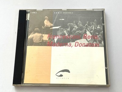 Asko Ensemble Live 2 : Francesconi, Berio, Maderna, Donatoni (CD)