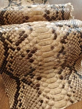 Genuine Snake skin, Italian genuine snake leather, exotic leather 