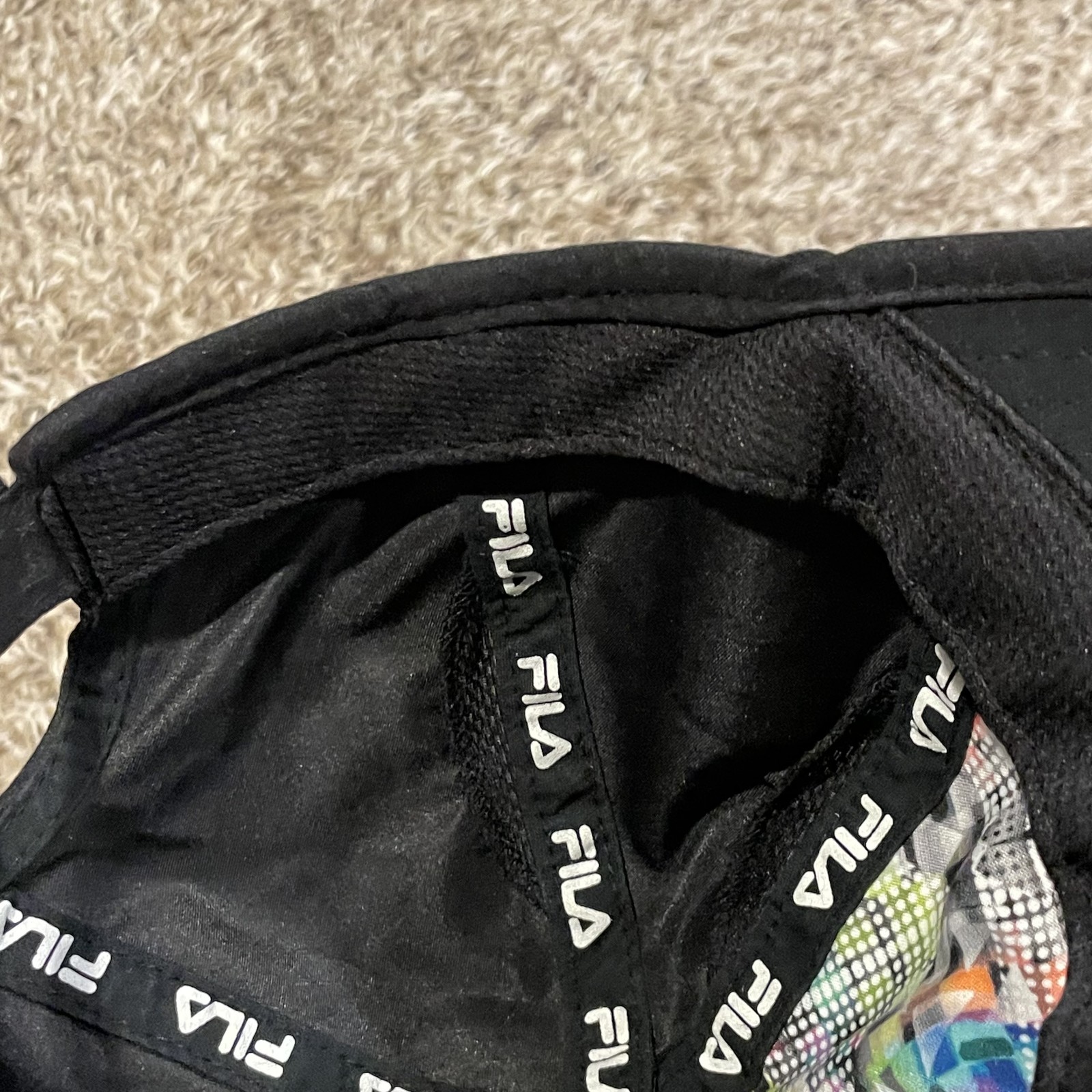 Fila Running Hat Strapback Adjustable Multicolor … - image 11