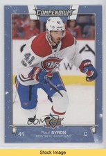2017-18 Upper Deck Compendium Blue Paul Byron #438 READ a3z