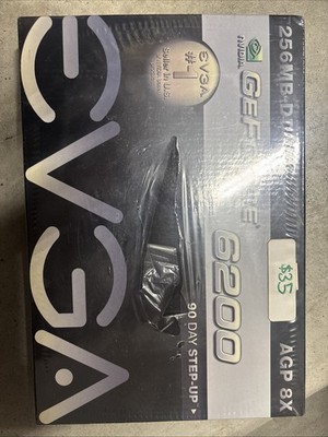 EVGA NVIDIA GeForce 6200 256MB DDR PCI Video Card 256-P1-N400-LR NEW Sealed box
