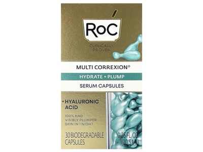 RoC Multi Correxion Hydrate + Plump Night Serum Capsules with Hyaluronic Acid -