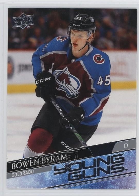 2020-21 Upper Deck Young Guns Bowen Byram #205 1n7a
