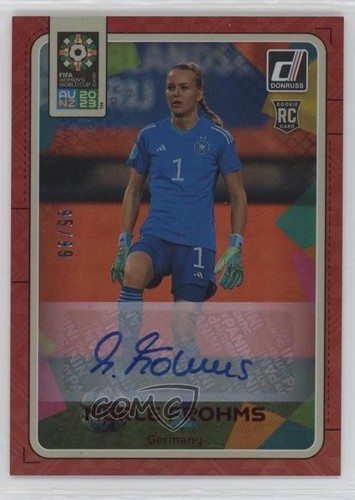 2023 Panini Donruss FIFA Women's World Cup Red Auto /99 Merle Frohms #213 Auto