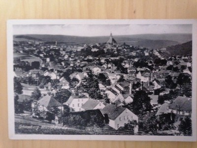 Schneeberg Neustädtel Sa -Gesamtansicht - Panorama - ungel. um 1910