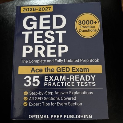 GED Test Prep: The Complete and Fully Updated Prep Book to Ace the GED Exam NEW