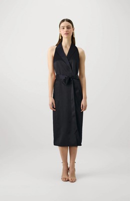 ted baker cocktail dresses uk TED BAKER Pink Vekla Strapless Scallop Trim Cocktail Prom Dress UK 8 159