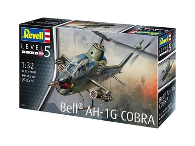 Revell 03821 US Bell AH-1G Cobra Hubschrauber Plastikbausatz