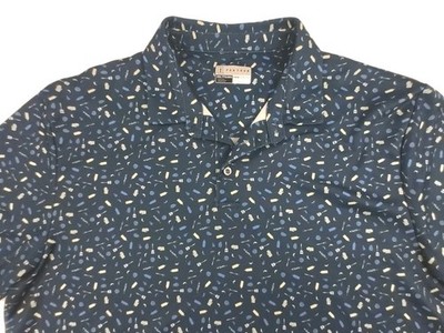 PGA Tour Golf Polo Shirt Mens XXL Navy Blue Performance Pro Series BBQ Themed