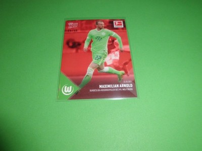 Topps NOW Fussball Bundesliga 21/22 Red Parallel 69/99 M.Arnold VFL Wolfsburg