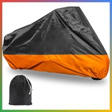 Motorcycle Cover XXXL Waterproof Outdoor Dust Protection for Harley Honda Suzuki